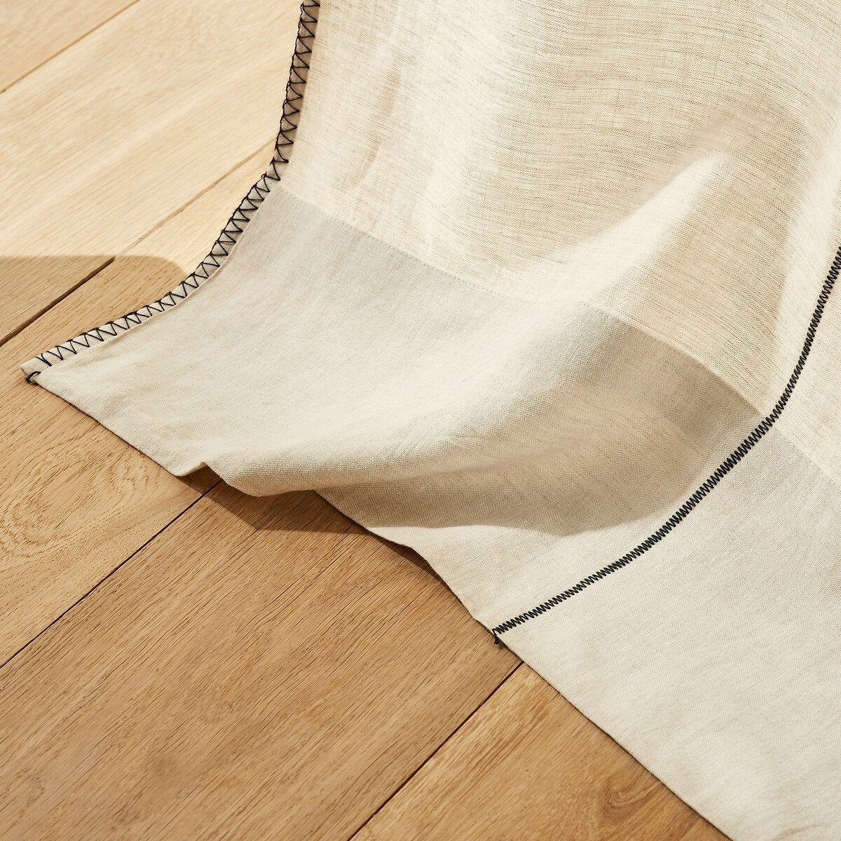 Sand Outline Linen Curtain