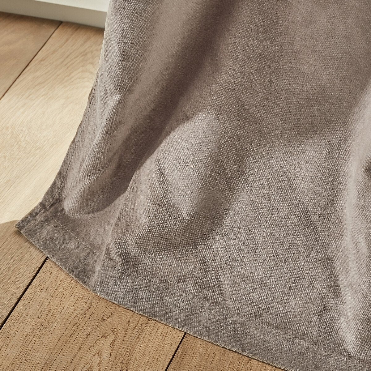 Graphite Velvet Curtain