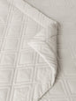 Ivory Velvet Coverlet