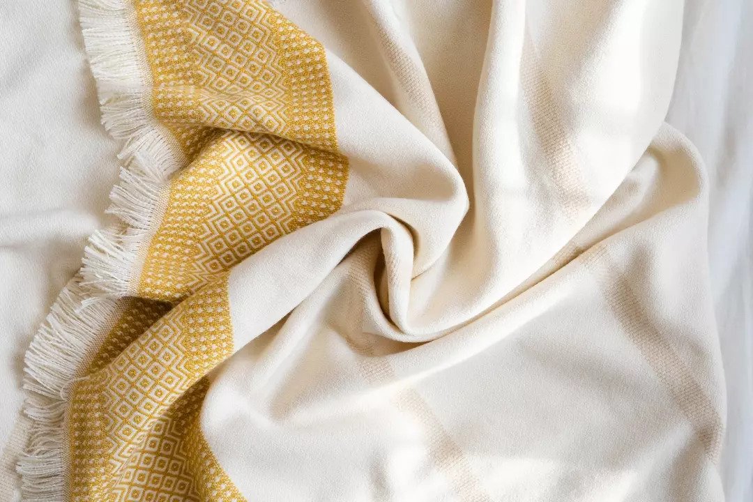 Golden Hearth Throw