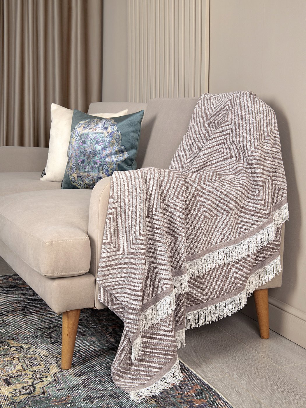 Sandstone Weave Throw